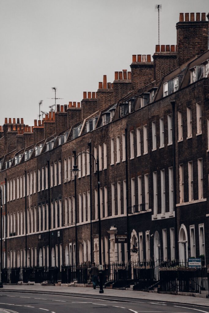 Iconic London row houses
